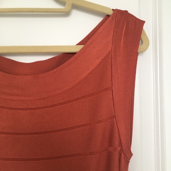 French Connection Orange Bandage Cocktail Dress - Picture 4 of 6